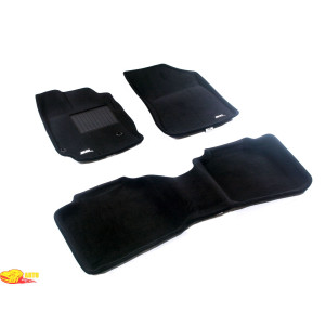 Тришарові килимки Sotra 3D Premium 12mm Black для Тойота Venza 2013->