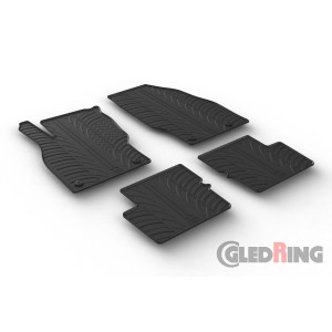 Резиновые коврики Gledring для Opel Corsa E (5 door) 2014-2019