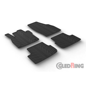 Резиновые коврики Gledring для Seat Ibiza (mkV) 2017> manual