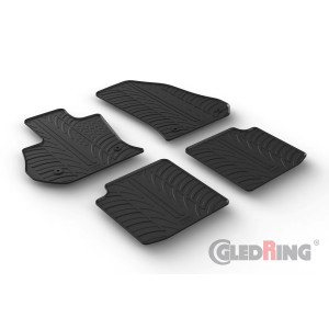 Гумові килимки Gledring для Fiat 500L 2017> (manual)