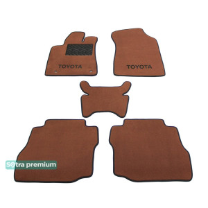 Двошарові килимки для Тойота Sequoia (1-2 ряд) (mkII) 2007 → 10mm Terracot Sotra Premium