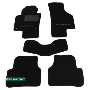 Двошарові килимки Volkswagen Passat CC (A6-A7) 2008-2017 - Premium 10mm Black Sotra