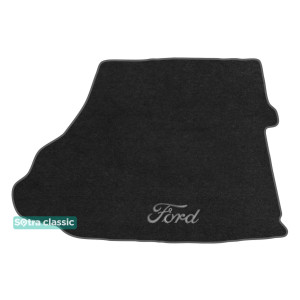 Коврик в багажник Ford Mustang (mkVI) 2015→ - текстиль Classic 7mm Black Sotra