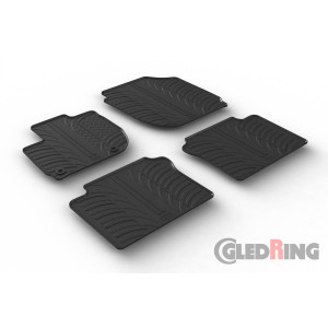 Резиновые коврики для Honda HR-V (mkII) 2015> Gledring 