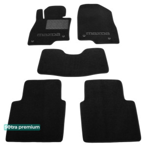 Двошарові килимки для Mazda 6 (седан) (GJ1) (mkIII) 2013 → Black Sotra Premium 10mm