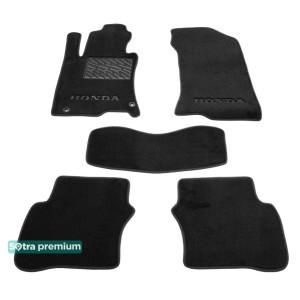 Двошарові килимки Black для Honda Crosstour (mkI) 2009-2015 Sotra Premium 10mm