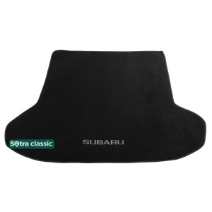 Двошарові килимки Black для Subaru Outback (mkV) (багажник) 2014> Sotra Classic 7mm