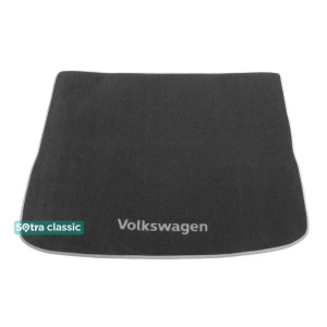 Двухслойные коврики Grey для Volkswagen Tiguan (mkI)(багажник) 2007-2017 Sotra Classic 7mm