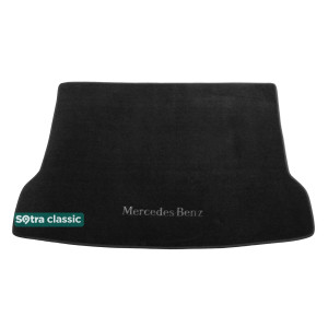 Двухслойные коврики Black для Mercedes-Benz GLA-Class (X156)(багажник) 2013> Sotra Classic 7mm