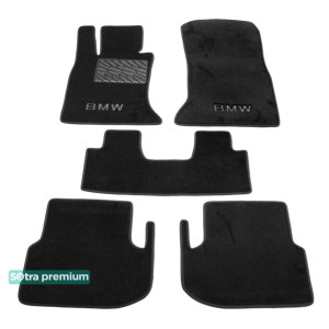 Двошарові килимки Black для BMW 5-series (F10 / F11) 2013-2017 Sotra Premium 10mm