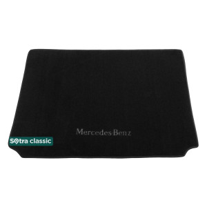 Двухслойные коврики Black для Mercedes-Benz G-Class (W463)(багажник) 2018> Sotra Classic 7mm