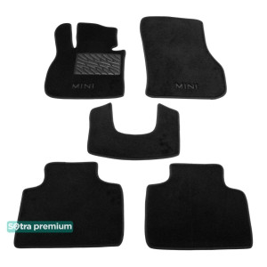 Двошарові килимки Black для Mini Countryman (F60) (mkII) 2017> Sotra Premium 10mm