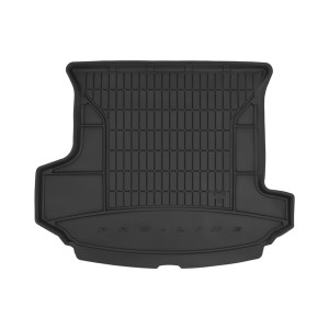 Гумовий килимок в багажник Frogum для Skoda Kodiaq (7 місць) (mkI) 2016 → (складений 3й ряд) (з бічними нішами) (багажник)