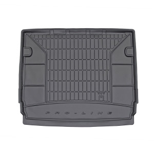 Резиновый коврик в багажник  для Peugeot 5008 (mkI) 2009-2017 (без доп. грузовой полки)(багажник) Frogum