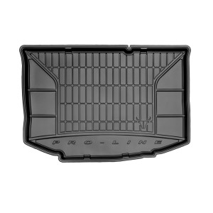 Резиновый коврик в багажник  для Ford Fiesta (mkVI) 2008-2017 (багажник) Frogum