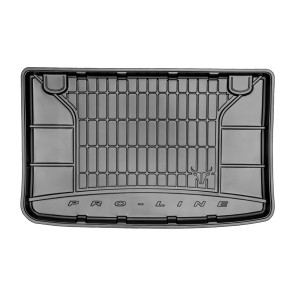 Гумовий килимок для багажника для Renault Clio (3дв.)(mkIV) 2012-2019 (без дод. вантажної полиці) Frogum