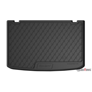 Резиновый коврик в багажник для Renault Clio 5 door хетчбек (mkIV) 2012-2019 (trunk) Gledring