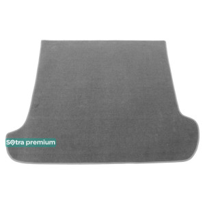 Двошарові килимки для Тойота Land Cruiser Prado (J120) (багажник) 2003-2009 10mm Grey Sotra Premium