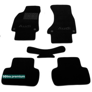 Двухслойные коврики для Audi A4 (B8) 2008-2015 Black Sotra Premium 10mm