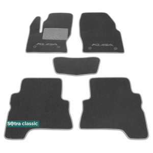 Двошарові килимки для Ford Kuga (mkII) 2016 → 7mm Grey Sotra Classic Sotra Classic 7mm