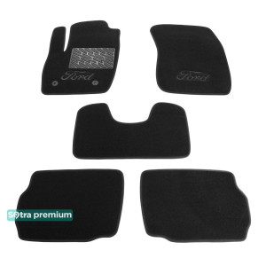 Двошарові килимки Black для Ford Mondeo (mkV) 2014 → Sotra Premium 10mm