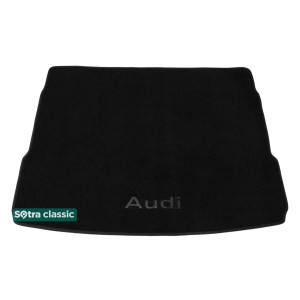 Двошарові килимки Black для Audi Q5 (mkII) (з органайзером) (2 ряд без регулювань) (багажник) 2017 → Sotra Classic 7mm