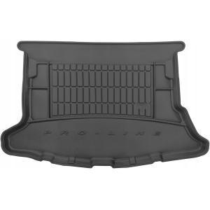 Гумовий килимок в багажник для Тойота Auris (хетчбек) (mkII) 2012-2018 (без дворівневого статі) (без комфорт пакета) (з бічними нішами) - Frogum