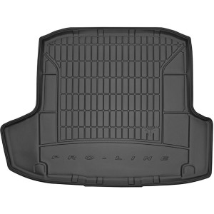 Гумовий килимок в багажник для Skoda Octavia (універсал) (mkIII) 2013-2019 (без дворівневого статі) (з нішами) - Frogum