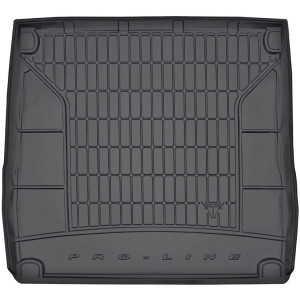 Гумовий килимок в багажник для Peugeot 308 (універсал) (mkII) 2013 → (без дворівневого статі) (без бічними нішами) - Frogum