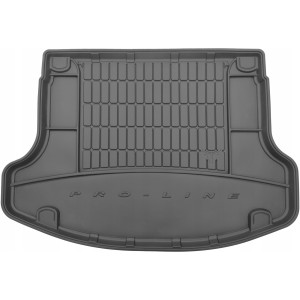 Гумовий килимок в багажник для Hyundai i30 (ліфтбек) (mkIII) 2016- (без дворівневого статі) (з органайзером) - Frogum