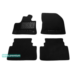 Двухслойные коврики Black для Citroen C5 Aircross (mkI) 2018→ Sotra Premium 10mm