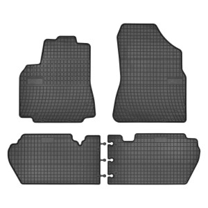 Гумові килимки для Citroen Berlingo (mkII) (1-2 ряд); Peugeot Partner (mkII) (1-2 ряд) 2008-2018 Frogum