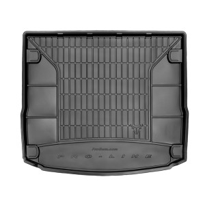 Резиновый коврик Ford Focus (универсал)(mkIII) 2010-2018 (без доп. грузовой полкой)(багажник) Frogum