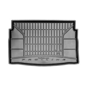 Резиновый коврик Volkswagen Golf Sportvan (mkI) 2012-2020 (нижняя полка)(багажник) Frogum