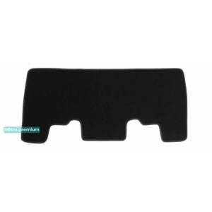 Двошарові килимки Nissan Pathfinder (R51) (3 ряд) 2005-2010 - Premium 10mm Black Sotra