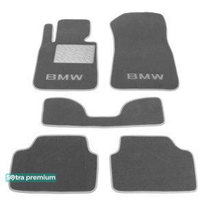 Двошарові килимки BMW 1-series (E81; E87) 2004-2011 - Premium 10mm Grey Sotra