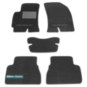 Двошарові килимки Chevrolet Epica 2006-2012 - Classic 7mm Grey Sotra