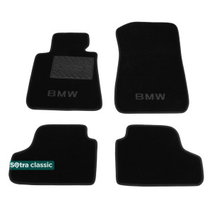 Двухслойные коврики BMW 3-series Coupe (E92) 2006-2011 - Classic 7mm Black Sotra