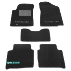 Двошарові килимки Nissan Teana (mkII) 2008-2014 - Classic 7mm Grey Sotra