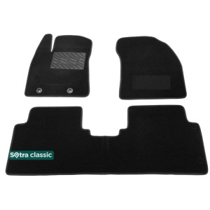 Двошарові килимки для Тойота Avensis (T270) (mkIII) 2009> - Classic 7mm Black Sotra