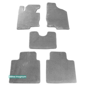 Двухслойные коврики Magnum 20mm Grey для Hyundai Grandeur (HG)(mkV) 2011-2017 Sotra