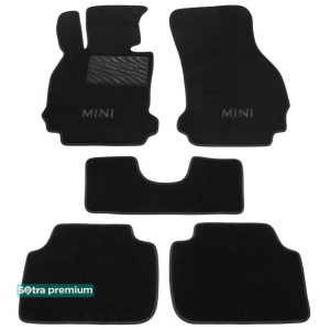 Двухслойные коврики Mini Clubman (F54)(mkII) 2015> - Premium 10mm Black Sotra