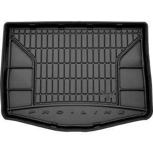 Гумовий килимок Ford C-Max (5 місць) (mkII) 2011-> (без доп. Вантажний полицею і з запаскою) (багажник) Frogum