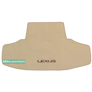 Килимки Lexus GS (mkIII)(багажник) 2005-2010 текстильні Premium - Бежеві