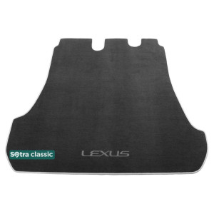 Коврик в багажник Lexus LX570 (5-мест.) 2016→ - текстиль Classic 7mm Grey Sotra
