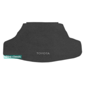 Коврик в багажник для Тойота Camry (XV70) 2018→ - текстиль Classic 7mm Grey Sotra