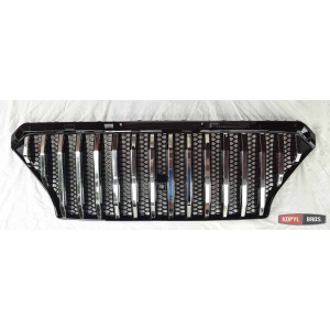 Hyundai Santa Fe 2018+ решетка радиатора без лого хром - 2018