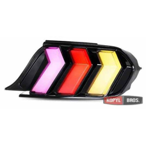 Ford Mustang GT 2015+ ліхтарі білі RGB Euro 2023 look стиль CP - 2015