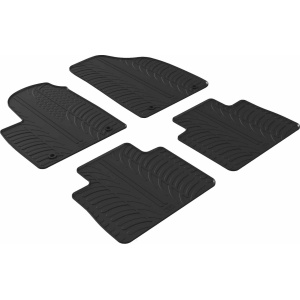 Резиновые коврики Gledring для MG HS (mkI) 2018-> (МКПП)