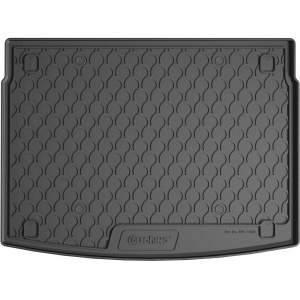 Гумовий килимок в багажник Gledring для Kia Ceed (mkIII) 2018-> (хетчбек) (верхній рівень) (багажник)